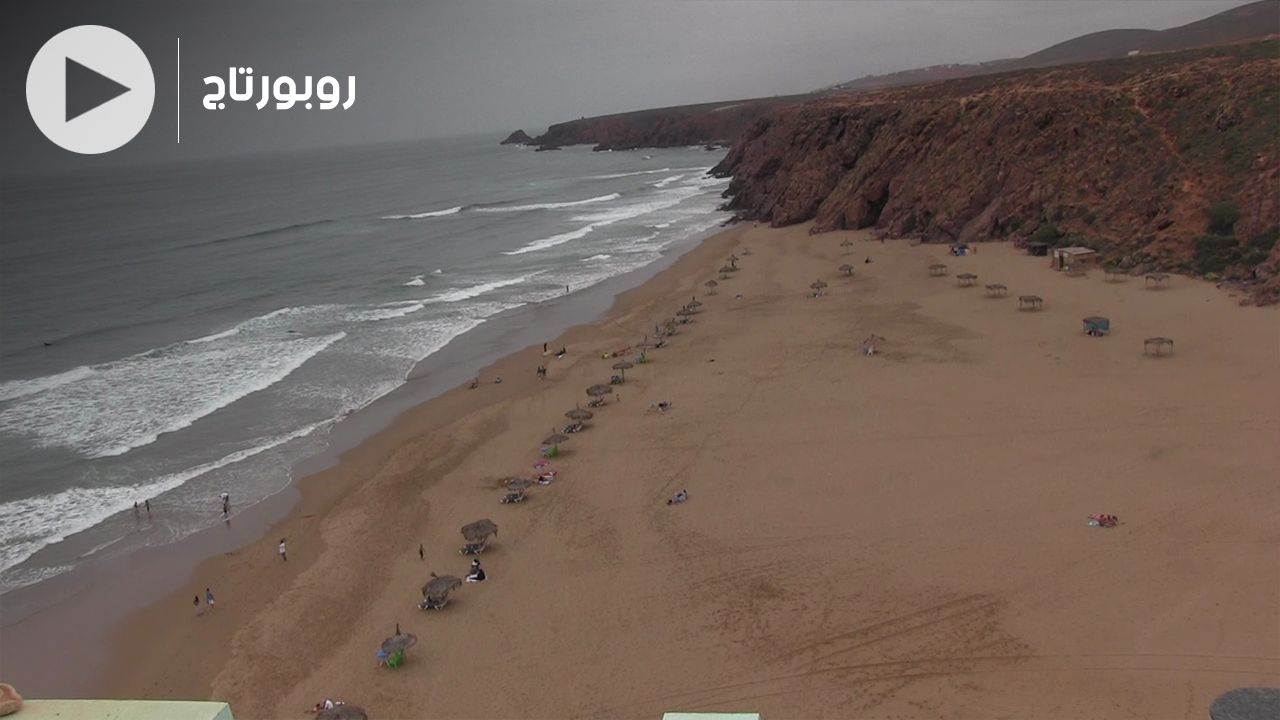 بالفيديو: سحر شواطئ مير اللفت يجذب السياح المغاربة والأجانب