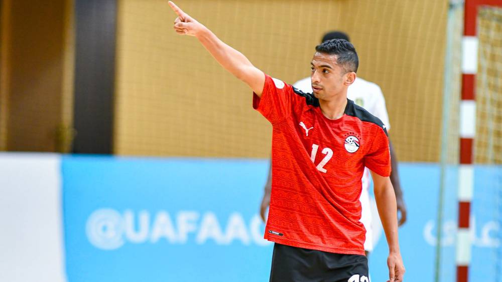 مصر تهزم موريتانيا 3-2 وتعبر لملاقاة المغرب في نصف نهائي كأس العرب لكرة القدم داخل القاعة 2022