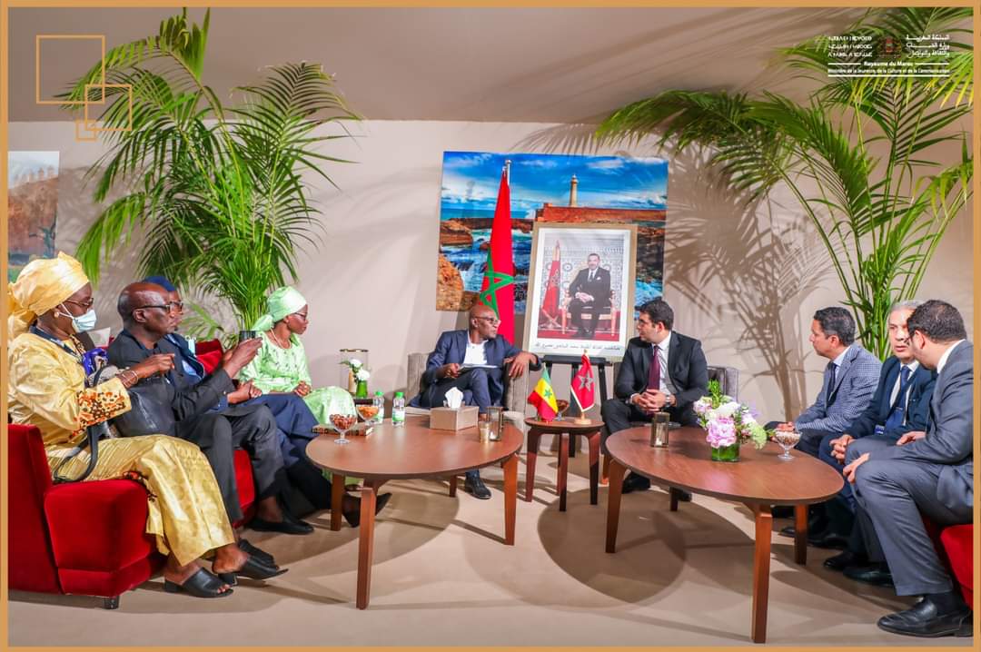 بنسعيد يجري مباحثات مع نائبة وزير خارجية النمسا ووزير الثقافة والتواصل السنغالي
