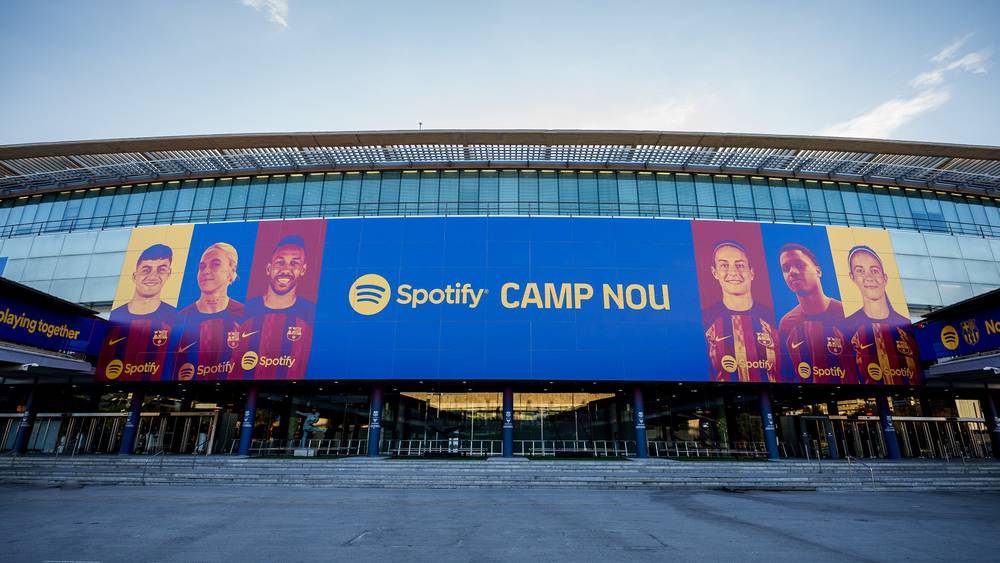 برشلونة يغير إسم ملعبه إلى "سبوتيفاي كامب نو"