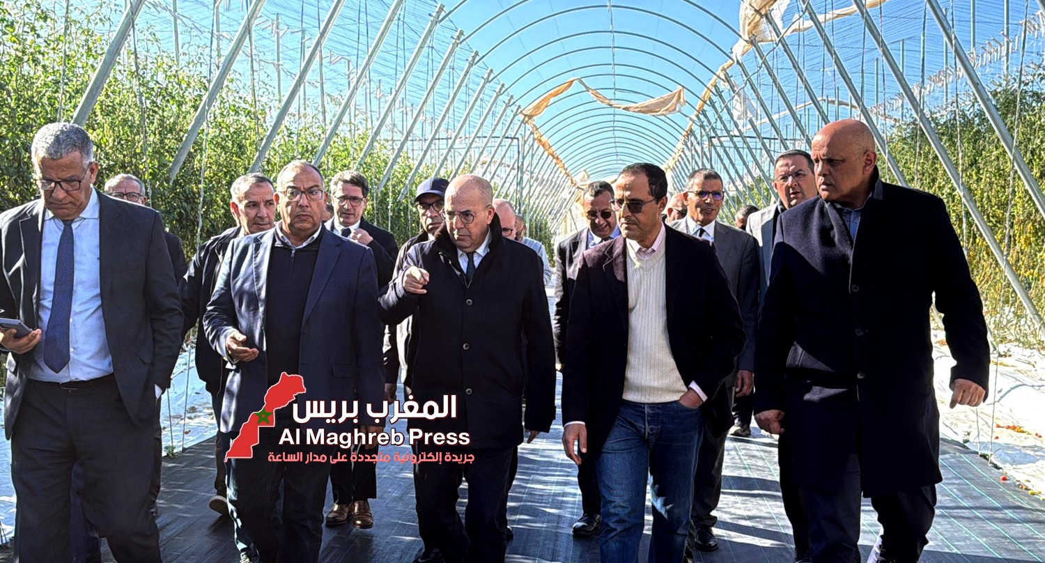 وزير الفلاحة أحمد البواري يحل بسهل شتوكة لتفقد أضرار"عاصفة الخميس"